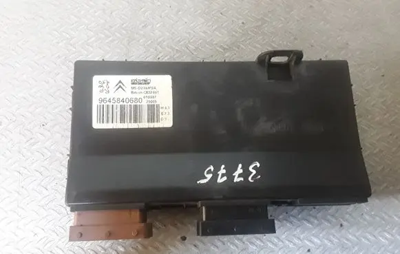 Peugeot 407 Seat control module 9645840680