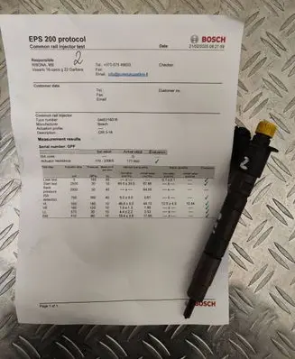 Volvo XC60 Fuel injector 0445116016