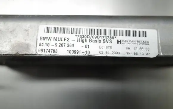 BMW 3 E90 E91 Bluetooth control unit module 84109207360 9B174788 10099110