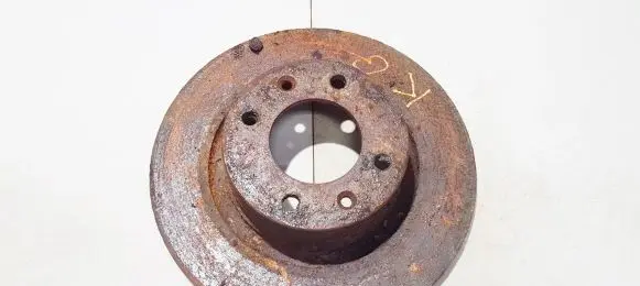 Citroen C5 Rear brake disc neventiliuojamas