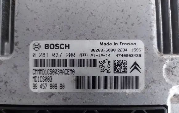 Opel Zafira Life Engine control unit/module 9845780880 0281037200