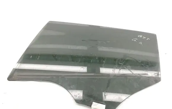Rear door window glass