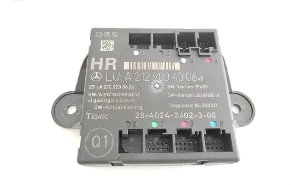 Mercedes-Benz C W204 Door control unit/module A2129004006 A2128208626