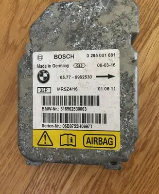 BMW X5 E53 Airbag control unit/module 0285001681 6577-6962530 65776962530