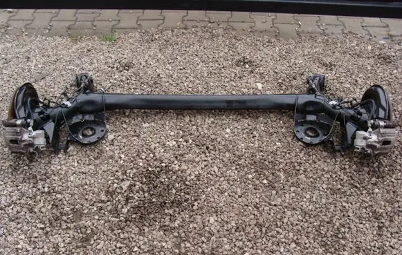 Toyota Yaris Rear axle beam 