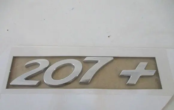 Peugeot 207 Manufacturers badge/model letters 9805808580