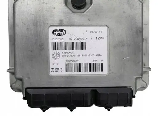 Fiat Panda II Engine control unit/module 55252680 CFC328F13