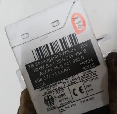 BMW X5 E53 Immobilizer control unit/module 613569149869 68037715
