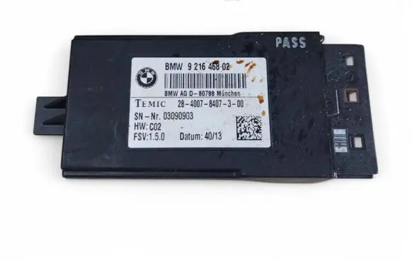 BMW 3 F30 F35 F31 Seat control module 9216468