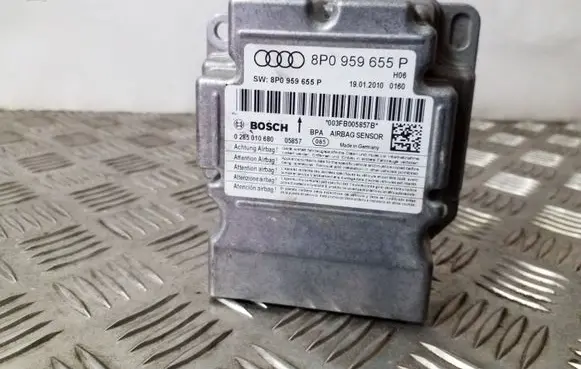 Audi A3 S3 A3 Sportback 8P Airbag control unit/module 8P0959655P 0285010680