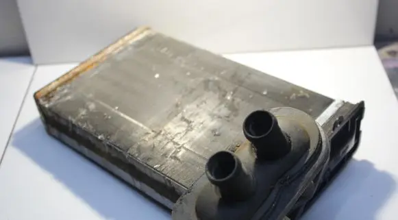 Heater blower radiator