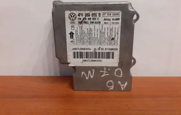 Audi A6 S6 C6 4F Airbag control unit/module 5WK43416 4F0910655E