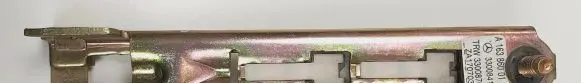 Mercedes-Benz ML W163 Seat belt adjustment rail A1638600188