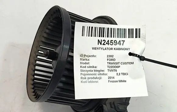 Ford Transit Custom Heater fan/blower 0130115572