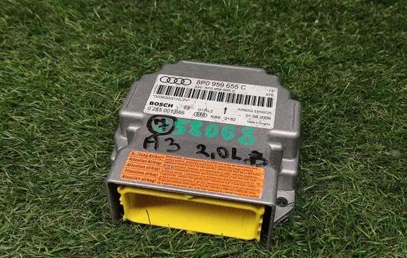 Audi A3 S3 8P Airbag control unit/module 8P0959655C 0285001666
