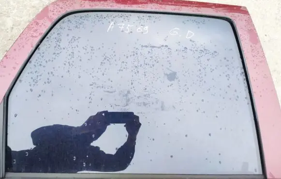 Opel Meriva A Rear door window glass 