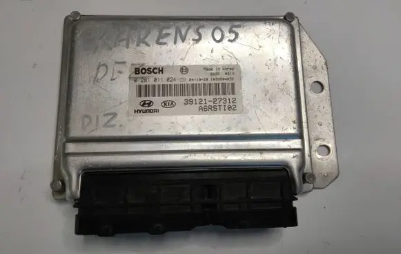 KIA Carens I Engine control unit/module 3912127312 A6RSTI02 0281011024