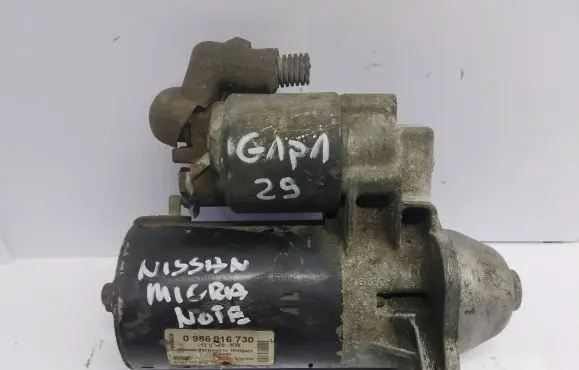 Nissan Micra Starter motor 0986016730