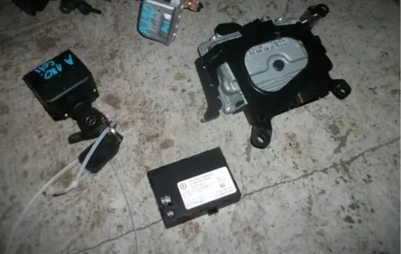 Mercedes-Benz A W169 Engine ECU kit and lock set 