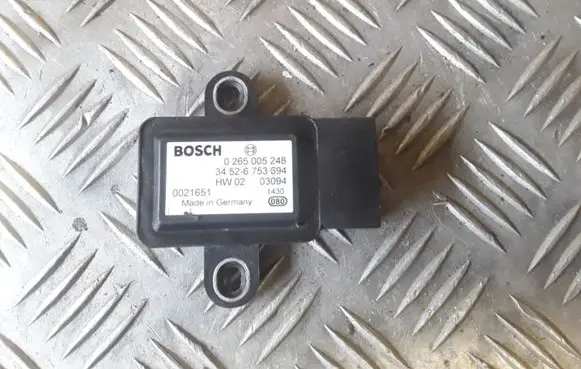 BMW X5 E53 ESP acceleration yaw rate sensor 0265005248 34526753694