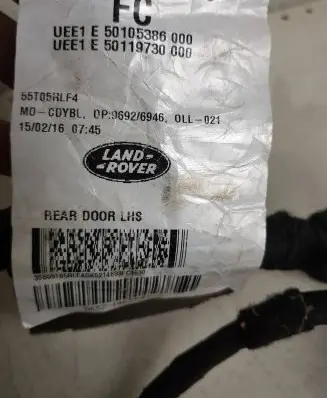 Land Rover Range Rover L405 Front door wiring loom 50105386000 50119730000 55T05RLF4