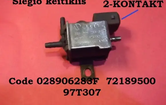 Seat Cordoba (6K) Turbo solenoid valve 028906283F 72189500