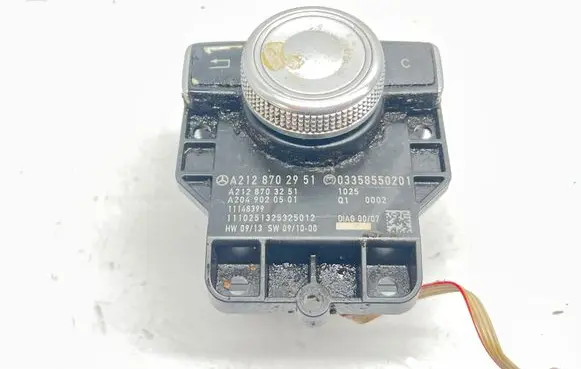 Mercedes-Benz E C207 W207 Multifunctional control switch/knob A2128702951 A2128703251 A2049020501