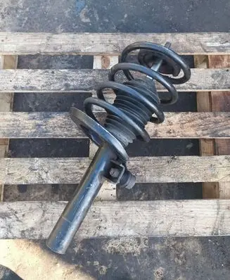 Volkswagen Sharan Front shock absorber with coil spring 383409EGT