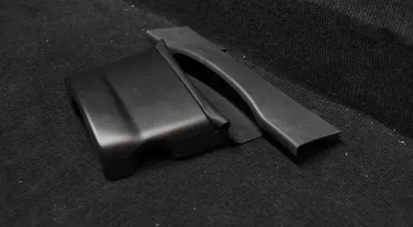 Steering wheel column trim