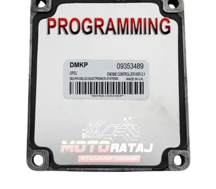 Opel Astra G Engine ECU kit and lock set 09353489 DMKP