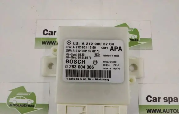 Mercedes-Benz E W212 Parking PDC control unit/module DALISID2139 A2129003704 2129003704