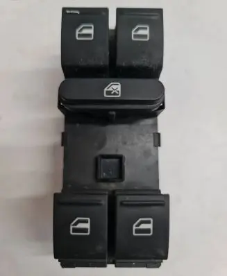 Volkswagen Golf V Electric window control switch 1K4959857B 049801S