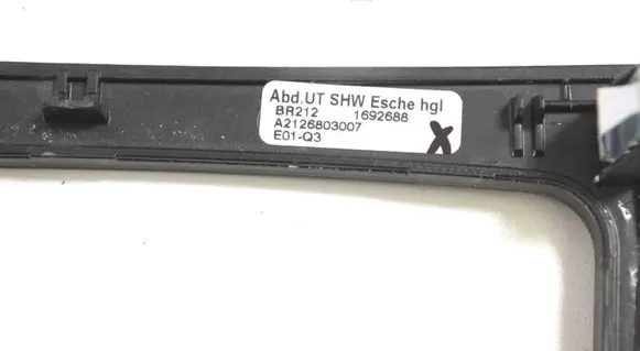 Mercedes-Benz E W212 Interior decorative trim set A2126906462 A2126906362