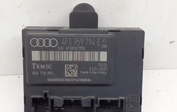 Audi A6 S6 C6 4F Door control unit/module 4F0959794E