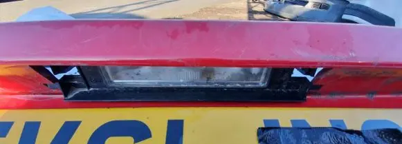 Toyota Yaris Number plate light