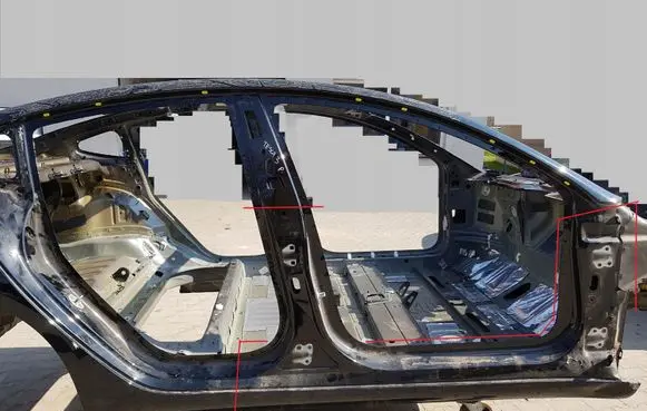 Tesla Model 3 Pillar (middle) 