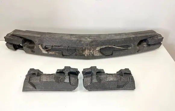 Mercedes-Benz SL R230 Front bumper foam support bar A2308851037 A2308850937