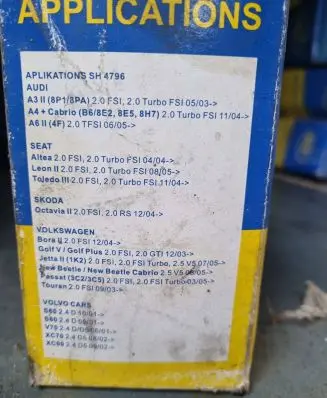 Audi A3 S3 8L Fuel filter SH4796 HU7196X