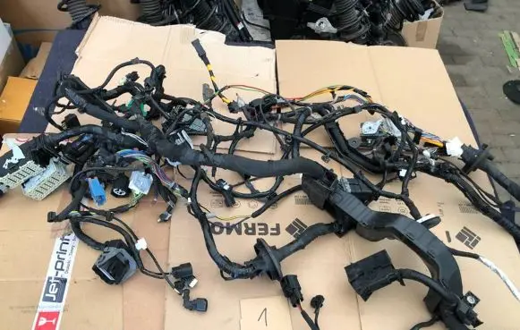 Engine installation wiring loom
