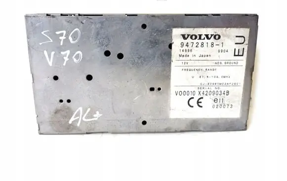 Volvo S70 V70 V70 XC Other control units/modules 9472818
