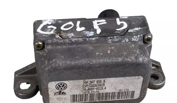 Volkswagen Golf V ESP acceleration yaw rate sensor 1K0907655B