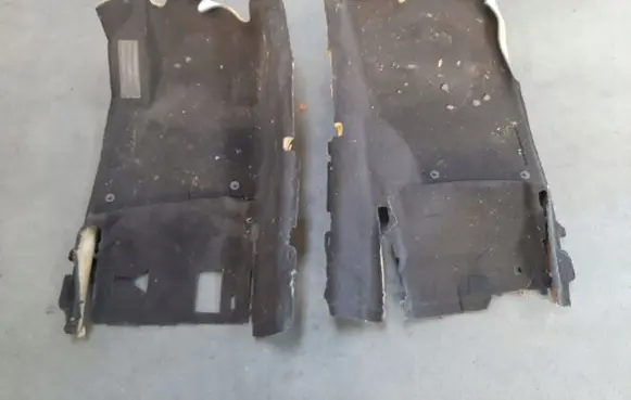Volkswagen Touareg II Front floor carpet liner 7P1863103A