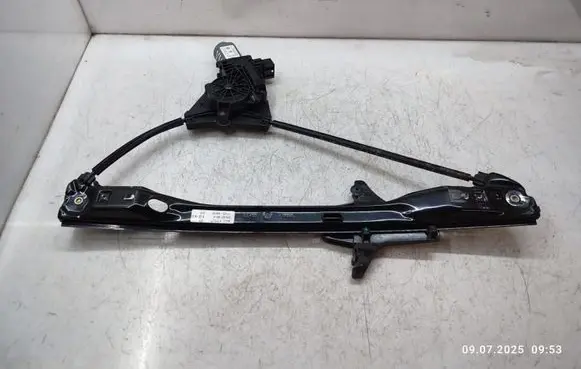 Front door window regulator with motor