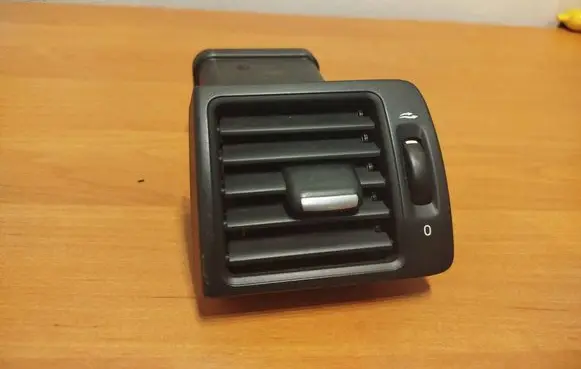 Dashboard side air vent grill/cover trim