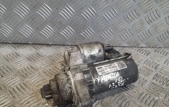 Skoda Fabia Mk2 (5J) Starter motor 02T911024N 290914 D6GS12M