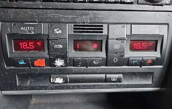 Audi A4 S4 B6 8E 8H Climate control/heater control trim 8E0820043M IMPRK1609227