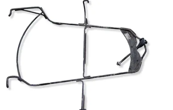 Peugeot Partner III Spare wheel mounting bracket 9820656880