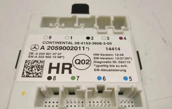 Mercedes-Benz C W205 Door control unit/module A2059002011