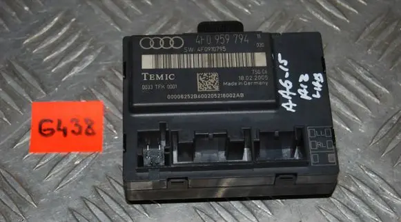 Audi A6 S6 C6 4F Door control unit/module 4F0959794