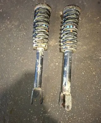 Jaguar XF X250 Front shock absorber with coil spring KAS253
